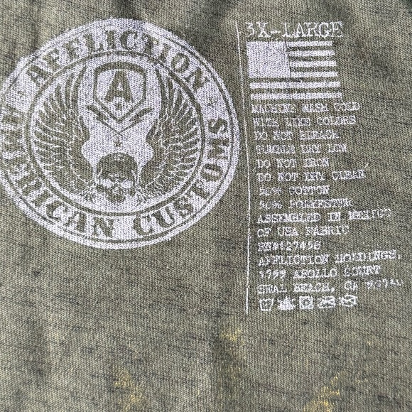 Affliction Men's Short Sleeve Graphic T-shirt - 3XL - NWT - Picture 11 of 11